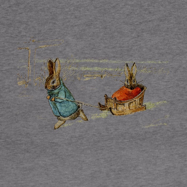 “Bunny Sleigh Ride” by Beatrix Potter by PatricianneK